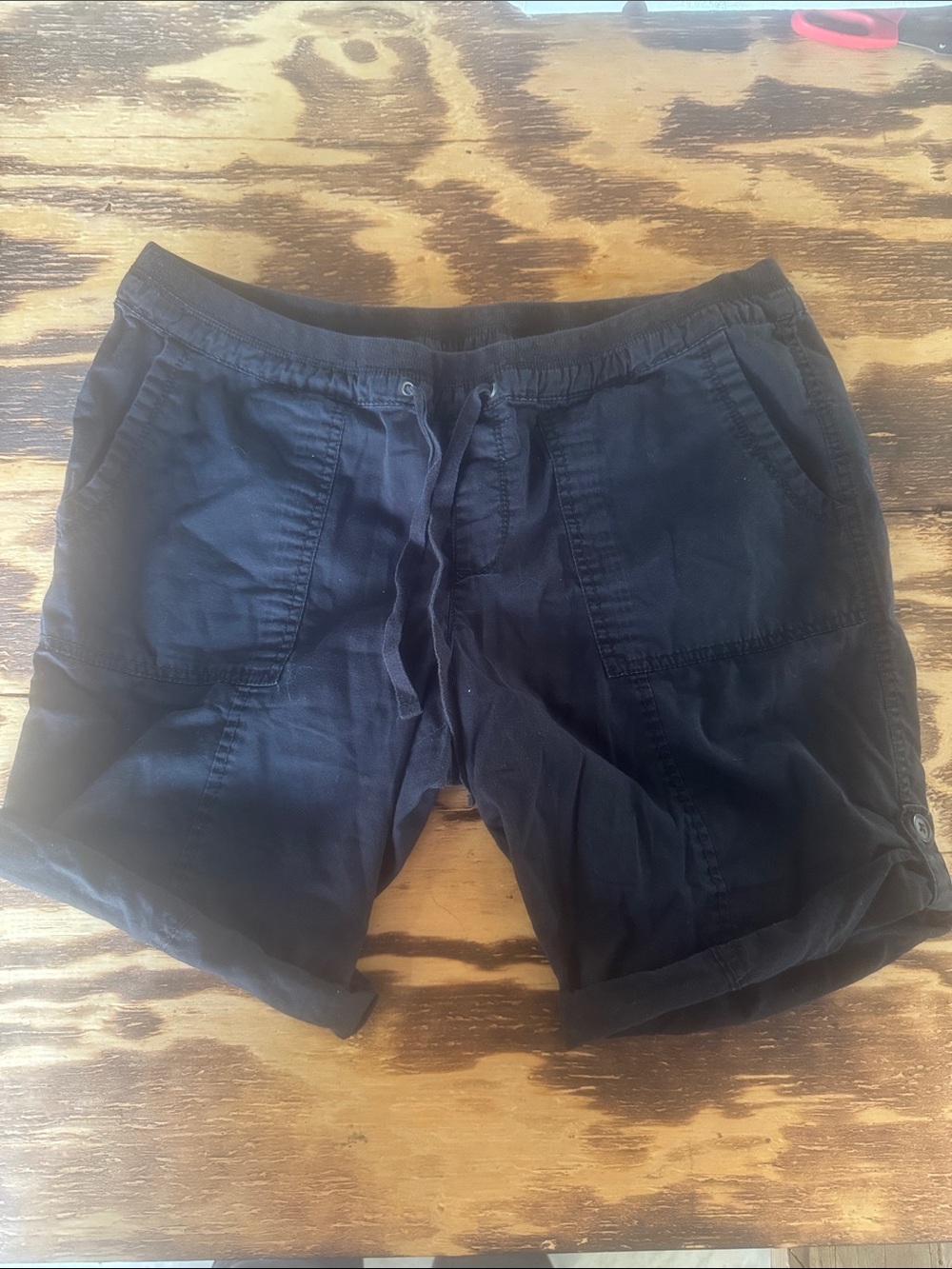 Old Navy Black Drawstring Casual Shorts